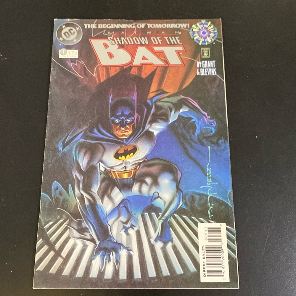 DC Comics Shadow of the Bat #0 Illustration - Blue and Black